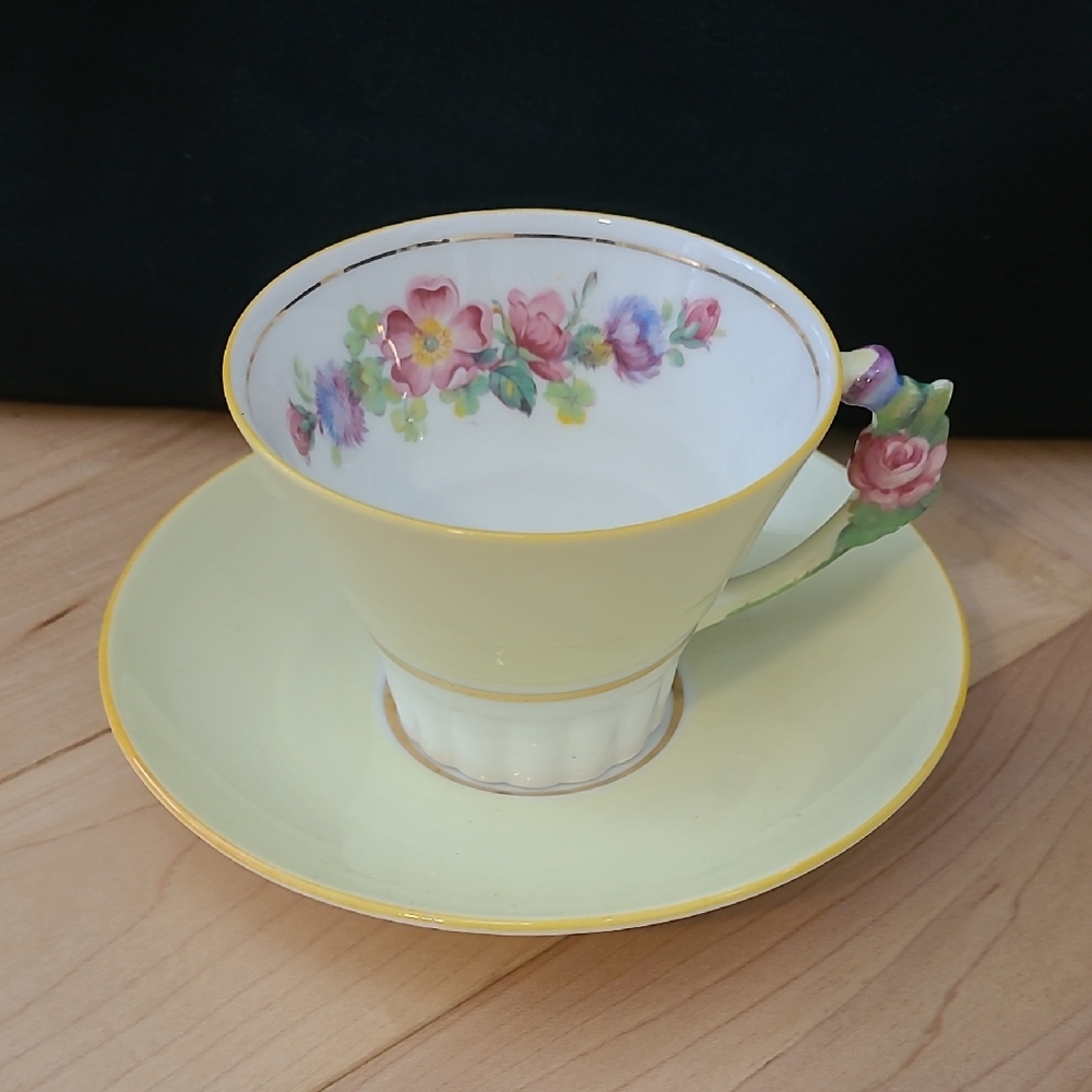 Vintage King George VI & Queen Elizabeth Commemorative Teacup & Saucer